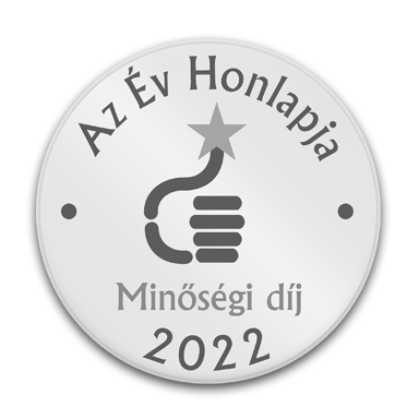 Az Év Honlapja Minőségi díj logo